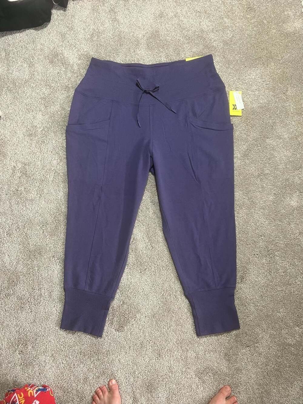 All in Motion Rib Jogger Size XXL Purple